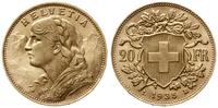 20 franków 1935 / L-B, Berno, typ Vreneli, złoto
