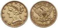 5 dolarów 1901 S, San Francisco, Liberty Head, z
