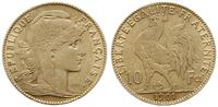 10 franków 1901, Paryż, złoto 3.22 g, Gadoury 10