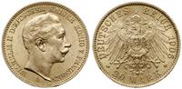 20 marek 1905 A, Berlin, złoto 7.97 g, pięknie z