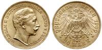 20 marek 1900 A, Berlin, złoto 7.96 g, pięknie z