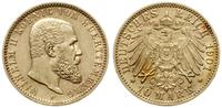 10 marek 1901 F, Stuttgart, złoto 3.96 g, AKS 14