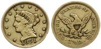 2 1/2 dolara 1851, Filadelfia, Liberty Head, zło