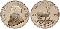 krugerrand 2004, 1 uncja złota, wybite stemplem 