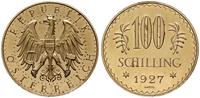 100 szylingów 1927, Wiedeń, złoto 23.54 g, Fr. 5
