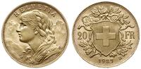 20 franków 1927 B, Berno, złoto 6.44 g, Fr. 499,