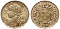 20 franków 1935 L-B, Berno, złoto 6.45 g, Fr. 49