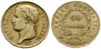 40 franków 1811 A, Paryż, złoto 12.83 g, Fr. 505