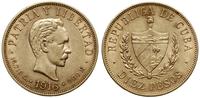 10 peso 1916, Filadelfia, złoto 16.69 g, Fr. 3