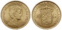 10 guldenów 1912, Utrecht, złoto 6.72 g, Fr. 349