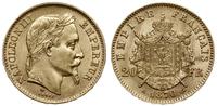 20 franków 1870 A, Paryż, złoto 6.46 g, piękne, 