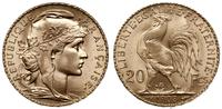 20 franków 1908, Paryż, typ Marianna, złoto 6.45