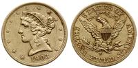5 dolarów 1903 S, San Francisco, Liberty Head, z