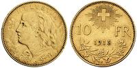 10 franków 1915, VRENELI, złoto 3.22 g