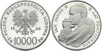 10.000 złotych 1988, Jan Paweł II- X Lat Pontyfi