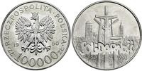 100.000 złotych 1990, SOLIDARNOŚĆ, srebro 38.5