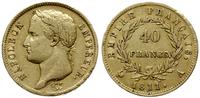 40 franków 1811 A, Paryż, złoto 12.81 g, Fr. 505