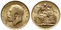 1 funt 1927 SA, Pretoria, złoto 7.98 g, pięknie 