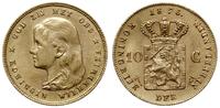 10 guldenów 1897, Utrecht, złoto 6.72 g, piękne,
