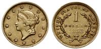 1 dolar 1853, Filadelfia, typ Liberty Head, złot