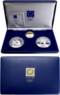 zestaw monet olimpijskich 2004, 100 euro (Krypta