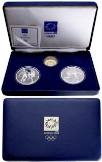 zestaw monet olimpijskich 2004, 100 euro (Akadem