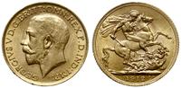 1 funt 1912, Londyn, złoto 7.98 g, bardzo ładnie