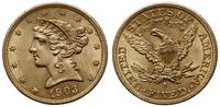 5 dolarów 1903 S, San Francisco, Liberty head to
