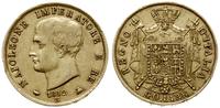 40 lirów 1812 M, Mediolan, złoto 12.85 g, Fr. 5,