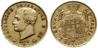 40 lirów 1814 M, Mediolan, złoto 12.87 g, Fr. 5,