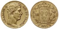 20 franków 1825 A, Paryż, złoto 6.40 g, Fr. 549,