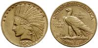 10 dolarów 1908 D, Denver, Indian Head, złoto 16