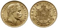 20 franków 1868 BB, Strasburg, złoto 6.45 g, Fr.