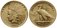10 dolarów 1908, Filadelfia, typ Indian head  /o