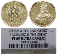 100 złotych 2002, Warszawa, Kazimierz III Wielki