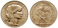 20 franków 1912, Paryż, złoto 6.46 g, Fr. 596.a,