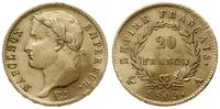 20 franków 1809 A, Paryż, złoto 6.40 g, Fr. 511,