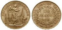 20 franków 1897 A, Paryż, typ Geniusz, złoto 6.4