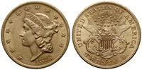 20 dolarów 1876 S, San Francisco, typ Liberty He