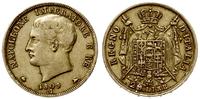 20 lirów 1809, Mediolan, złoto 6.39 g, Fr. 7