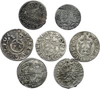 zestaw 7 monet Zygmunta III Wazy, półtorak 1616,