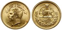 pahlavi 1351 SH (1972), złoto 8.12 g, wyśmienite