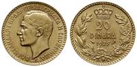 20 dinarów 1925, Paryż, złoto 6.45 g, Fr. 3