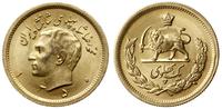1 pahlavi 1350 SH (AD 1971), złoto 8.12 g, piękn