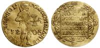 1 dukat 1805, Holandia, złoto 3.39 g, , Fr. 318,