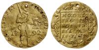 dukat 1792, Utrecht, złoto 3.46 g, przedziurawio