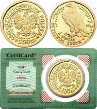 500 złotych 1995, Warszawa, Orzeł bielik, złoto,