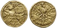dukat 1648, złoto 3.32 g, moneta przedziurawiona