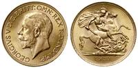 1 funt 1931 SA, Pretoria, złoto 7.99 g, pięknie 