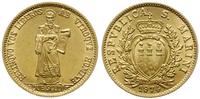 2 scudo 1974, złoto próby 917 6.00 g, piękne, Fr